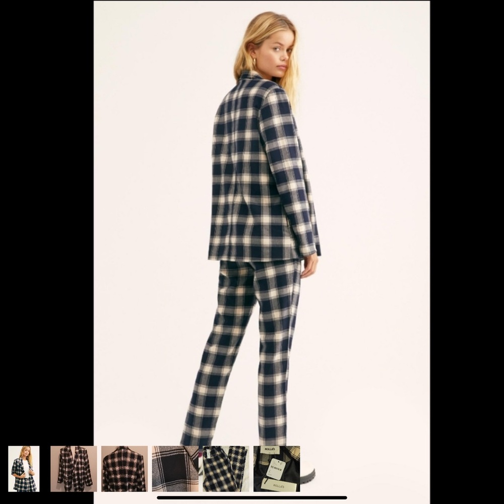 Rollas Plaid Pants and Jacket